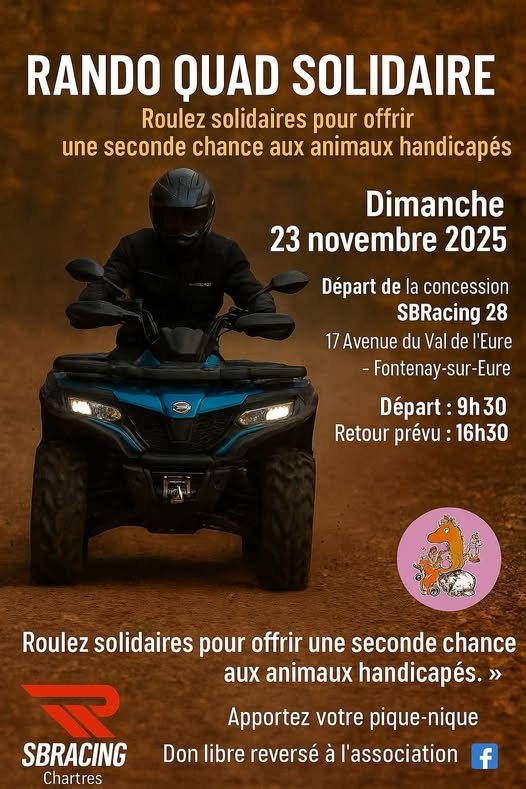 Rando Quad solidaire organisé par SB Racing